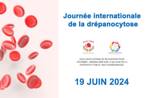 Bannière de la journée internationale de la drépanocytose